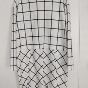 French connection black and white dress